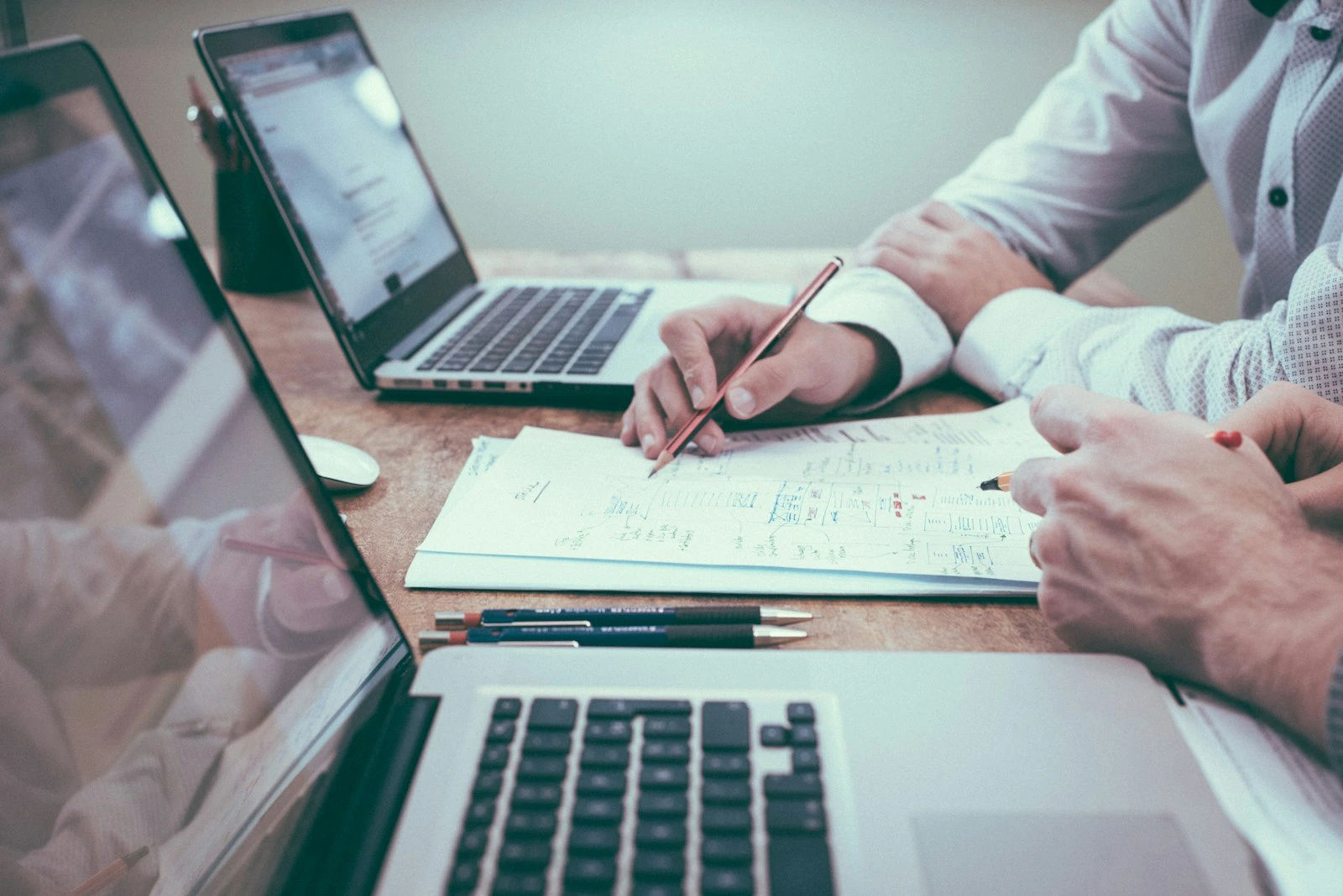 Planning a one-page or multi-page website layout for a small business