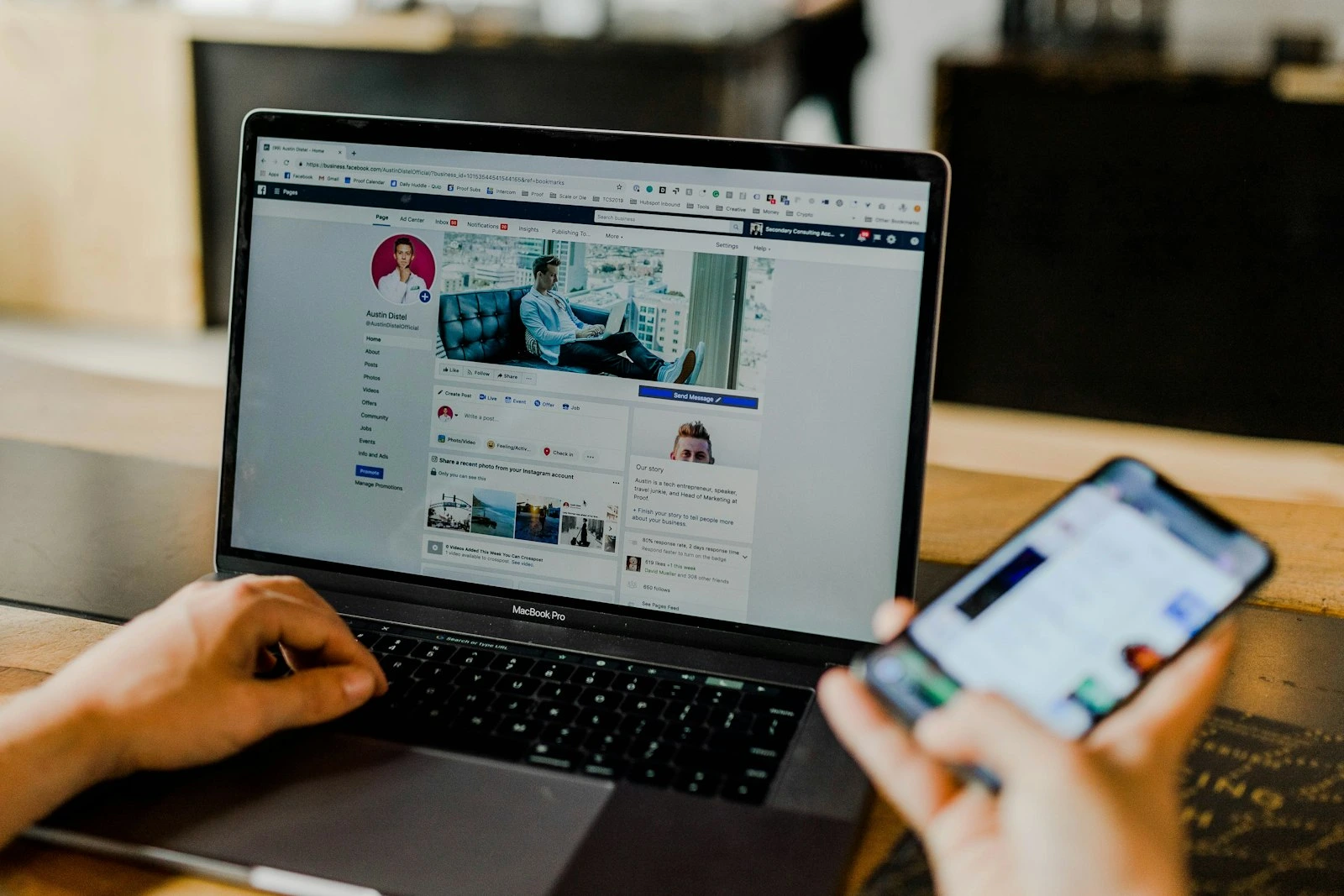 An easy to use website viewed on a laptop and phone.